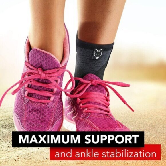 5/$20 NEW L Adult Ankle Wrap Compression Foot Brace - Picture 3 of 7